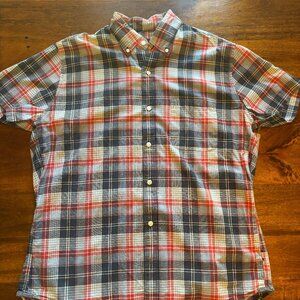 J.Crew Men’s Short Sleeve Button-Up Shirt – Size Medium
